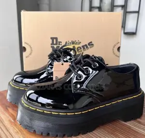 Dr Martens 1461 Quad Tc Distressed Patent Leather Shoes