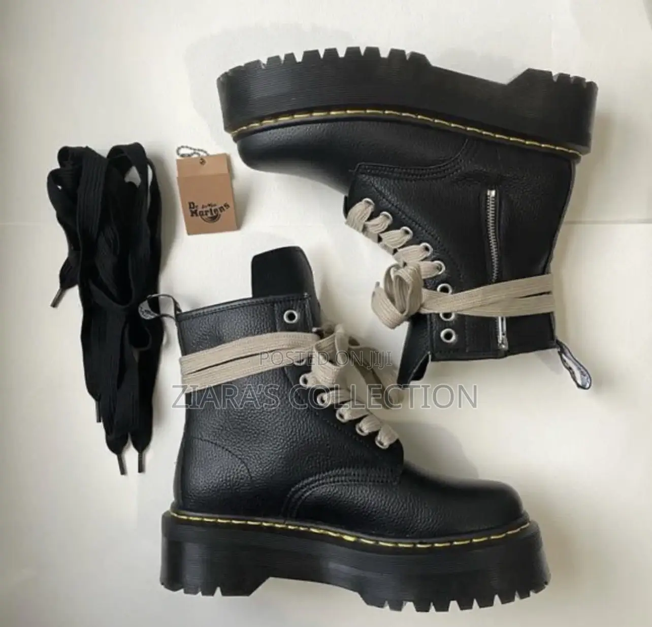 Dr Martens 1461 Quad Tc Distressed Patent Leather Shoes
