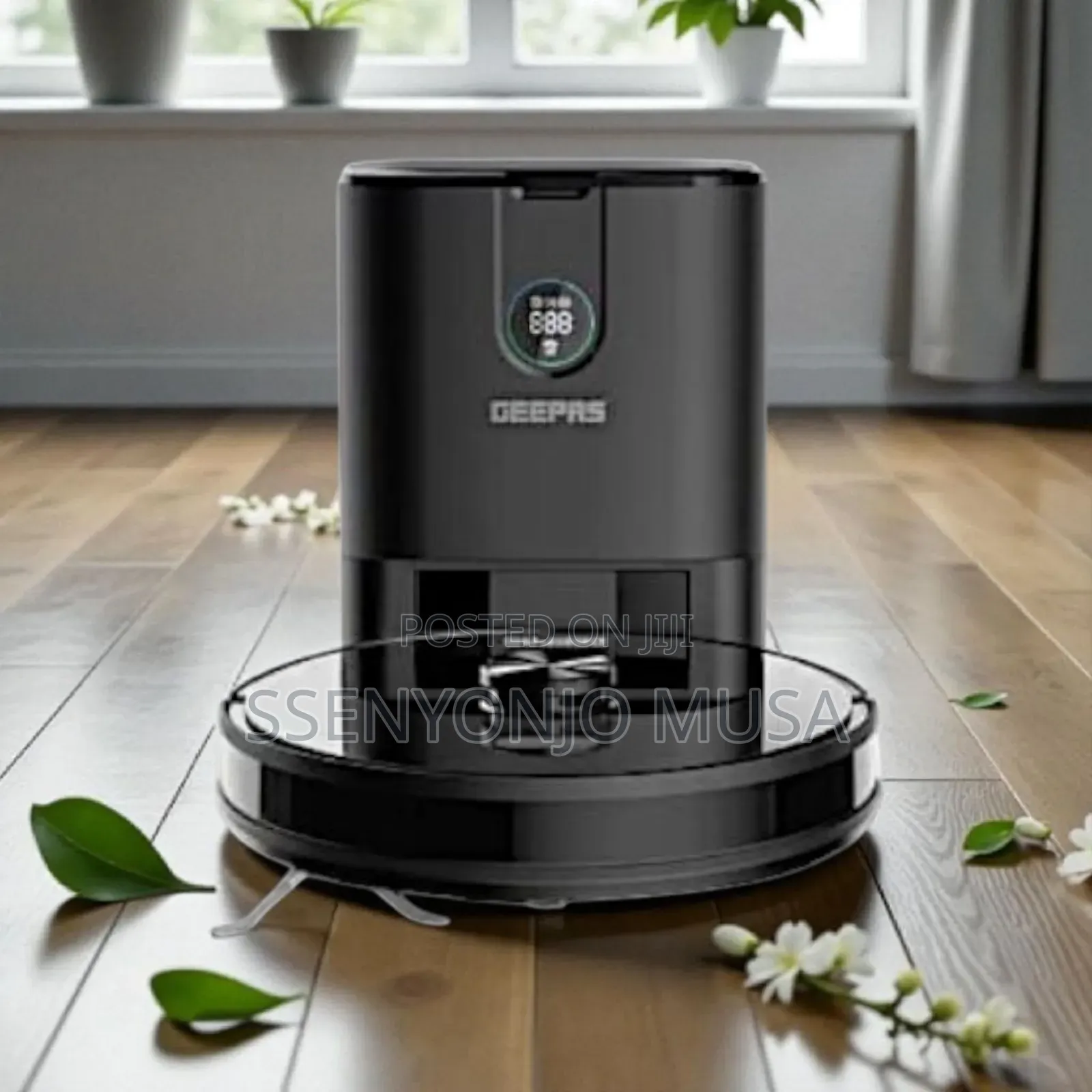 Geepas 2-in-1 Robot Vacuum Cleaner Mop - Grvc19058