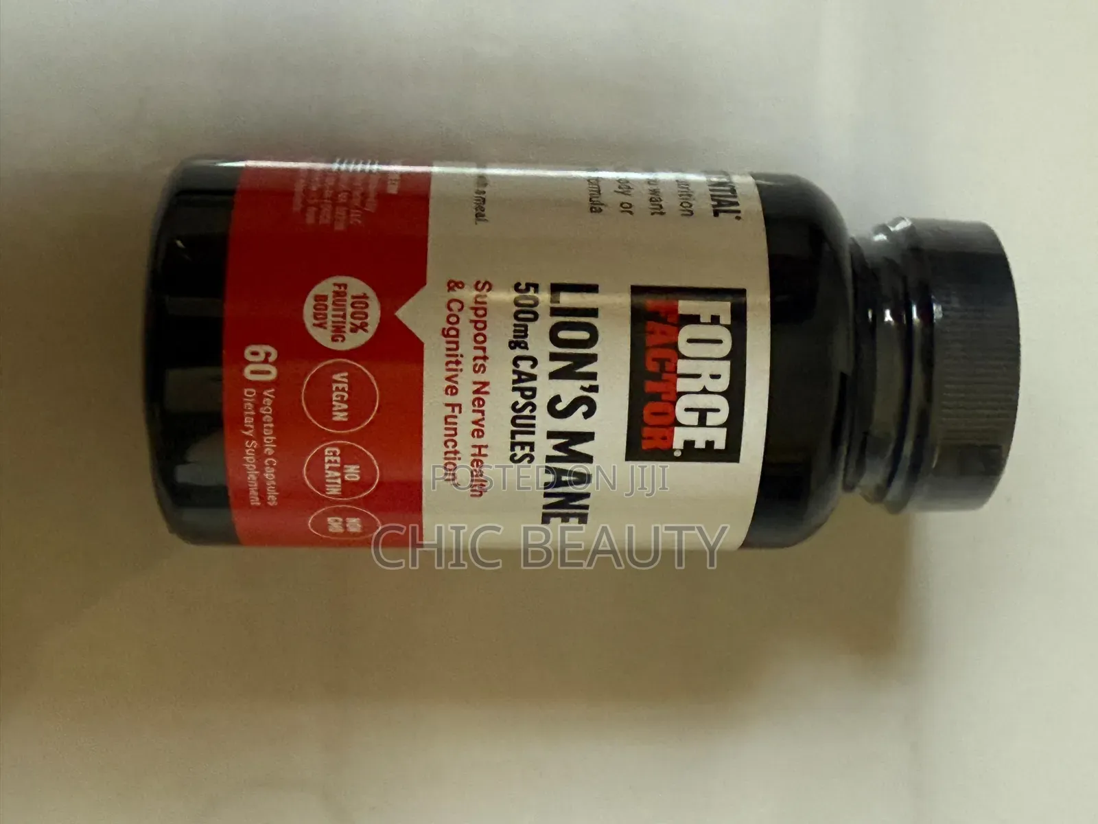 Force Factor Lion's Mane 500mg 60 Vegetable Capsules