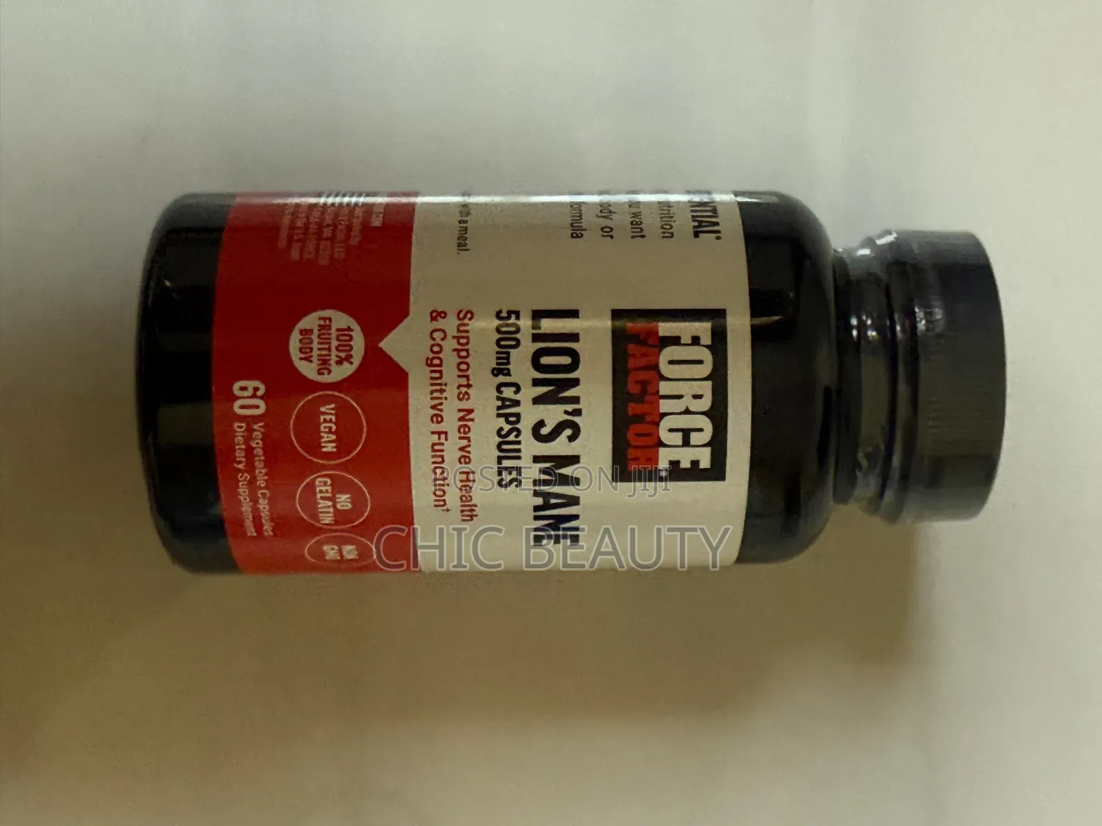 Force Factor Lion's Mane 500mg 60 Vegetable Capsules