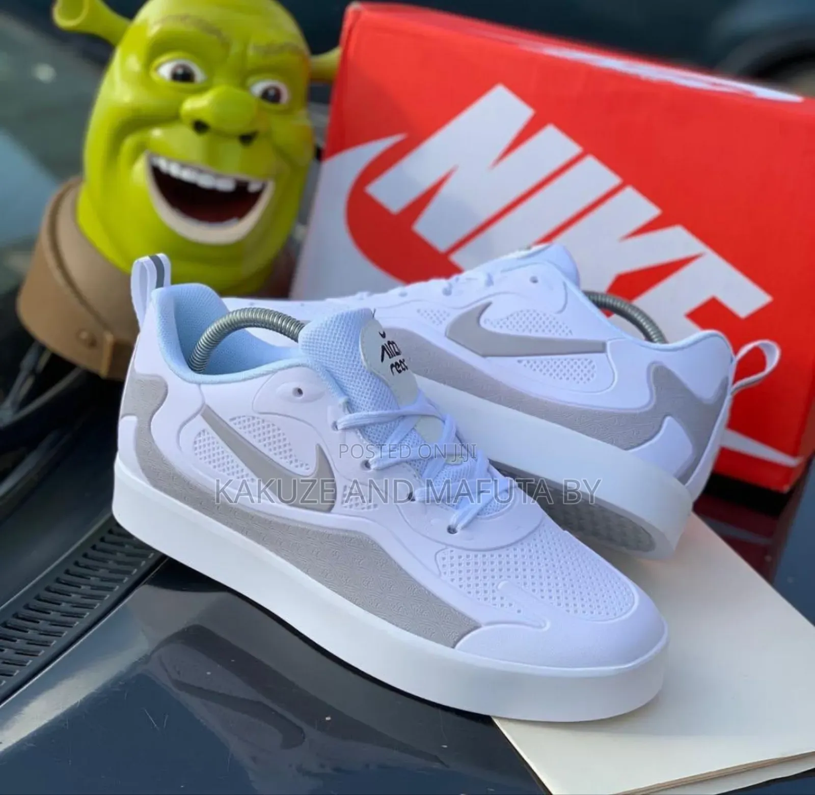 Nike Air Max 270 React Tiempo Vetta Triple White Premium Sneakers