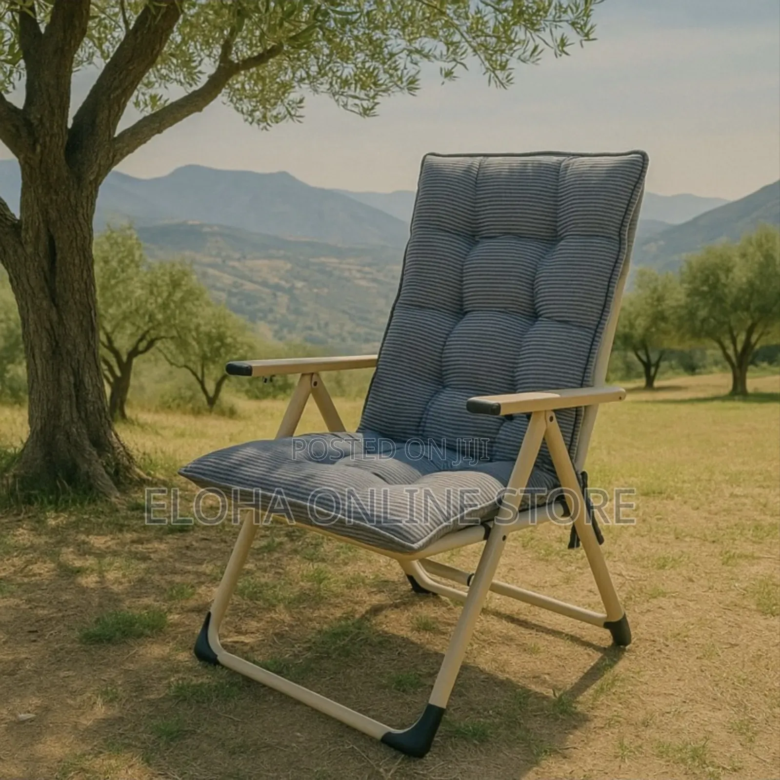 Heavy Duty Foldable Chair With Adjustable Position