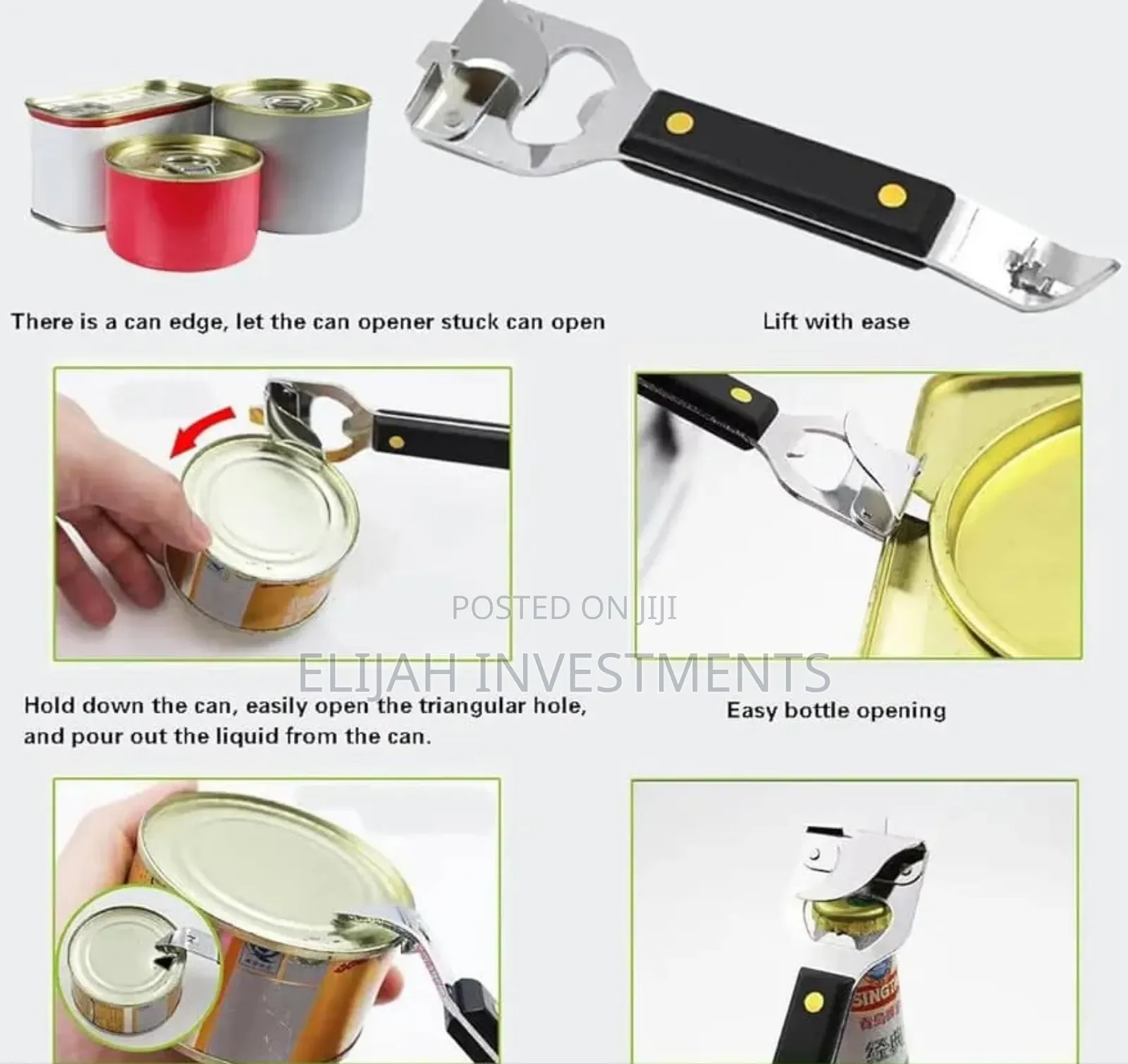 4in1 Manual Can Opener