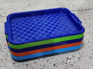 Plastic Serving Rectangula Tray(24pcs)