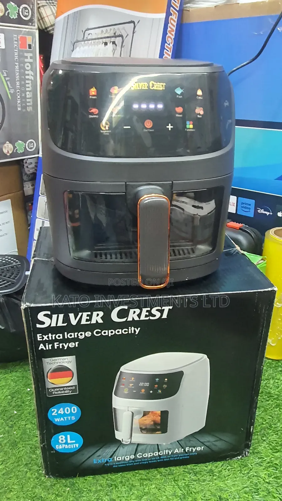 8 Litrs Silvercrest Airfryer With Display