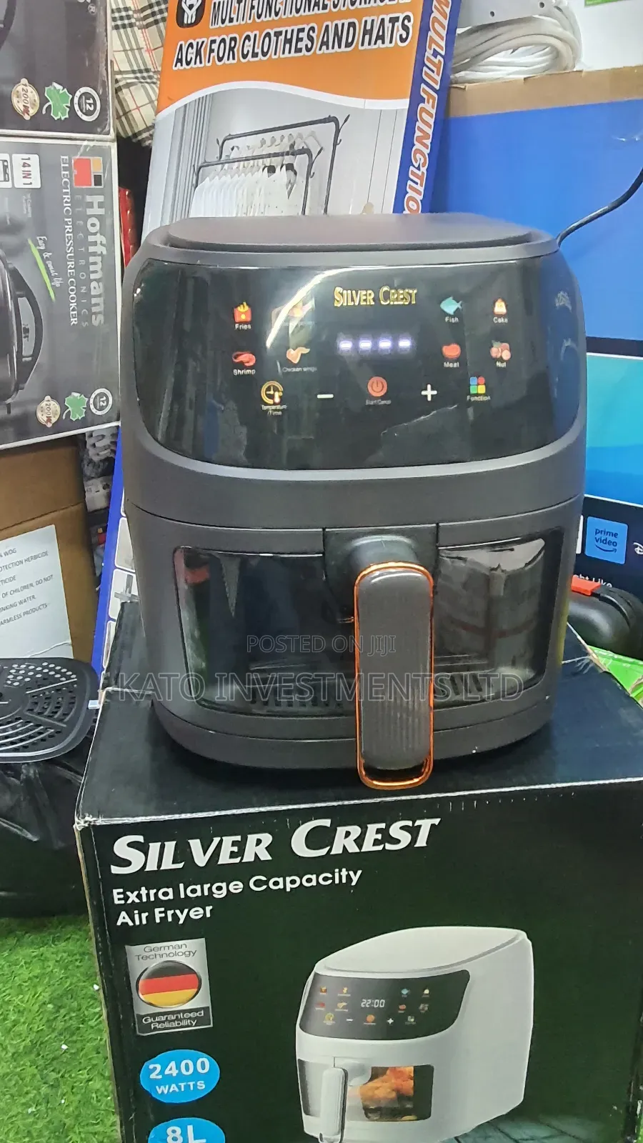 8 Litrs Silvercrest Airfryer With Display
