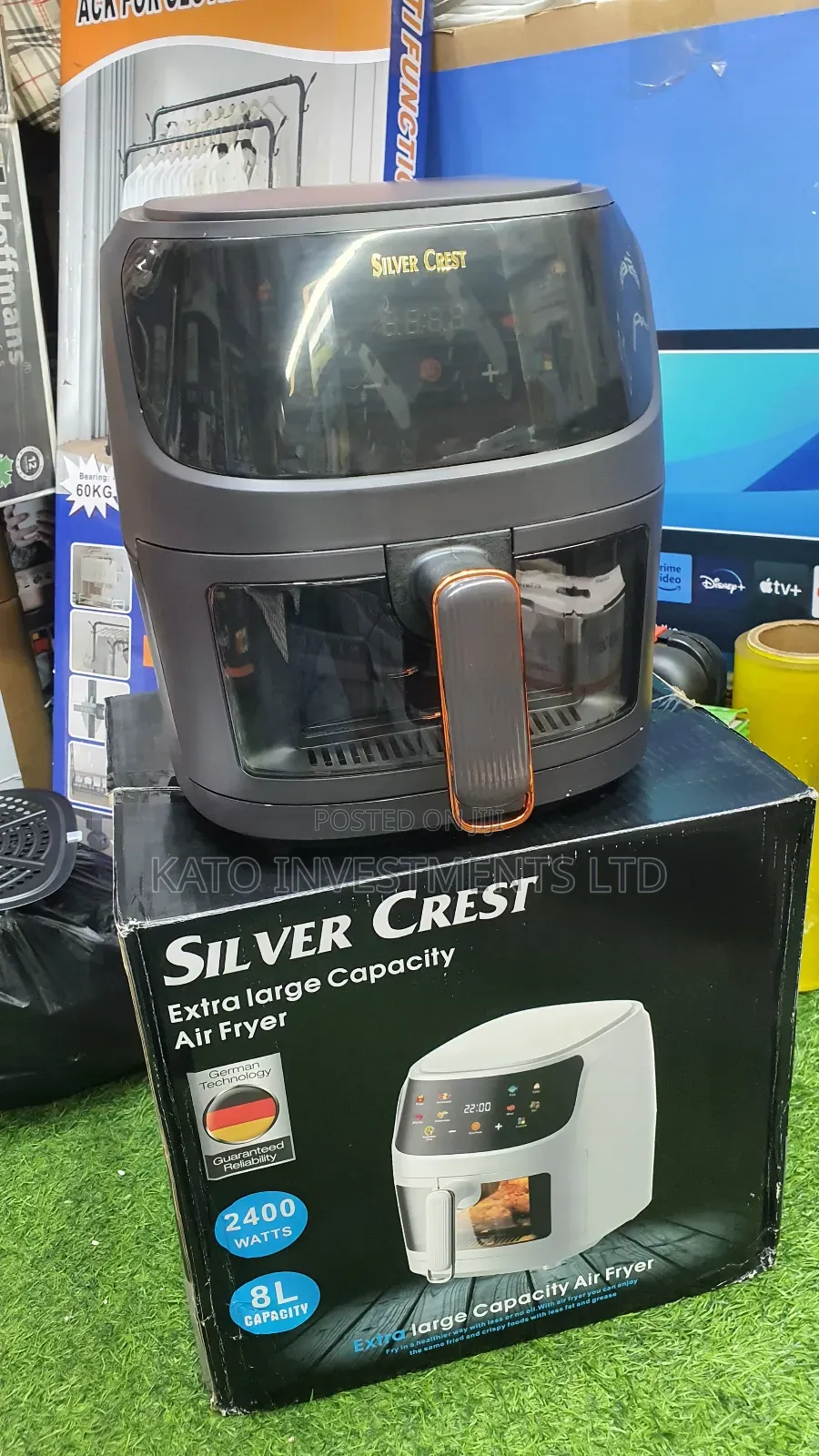 8 Litrs Silvercrest Airfryer With Display