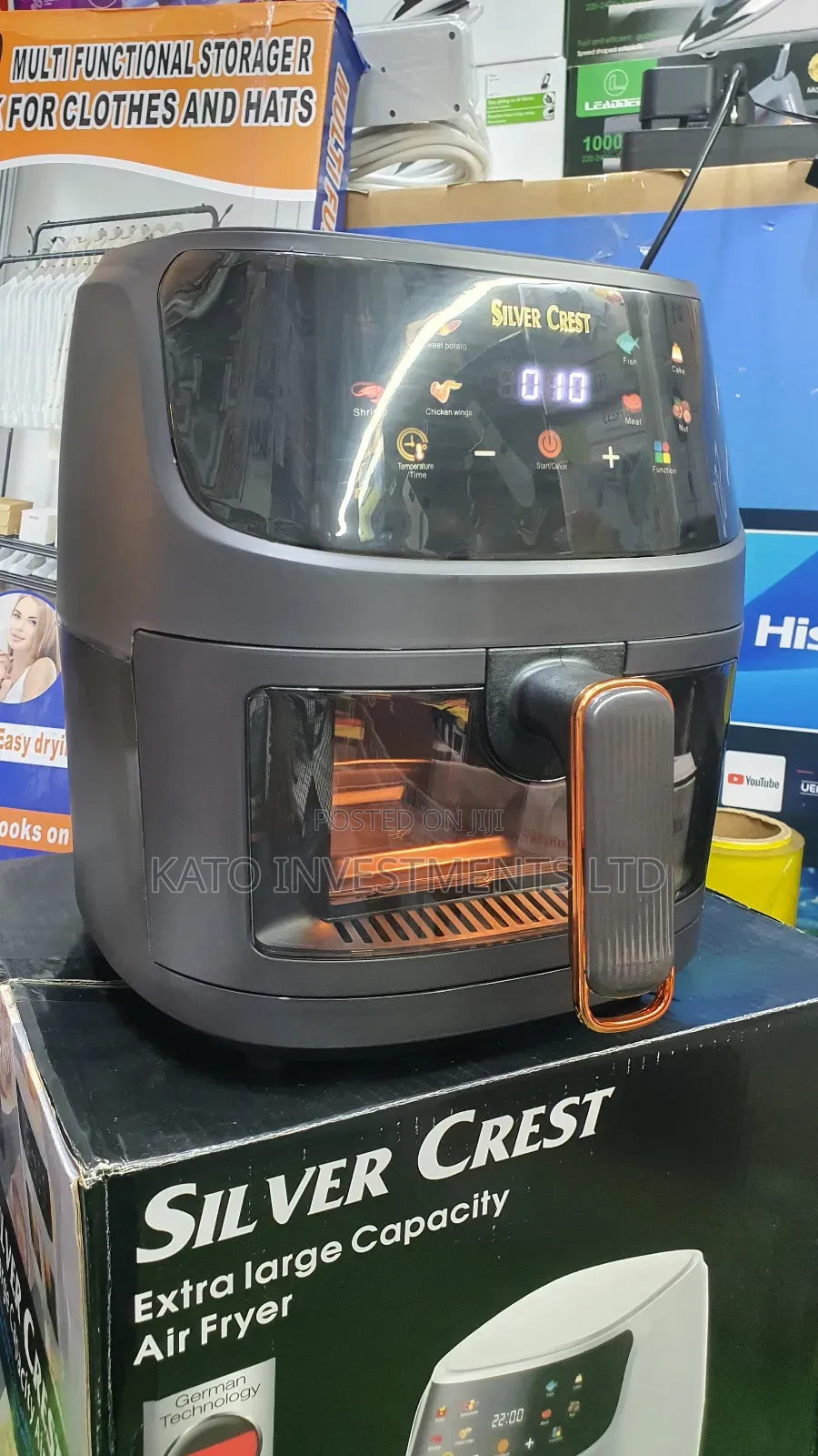 8 Litrs Silvercrest Airfryer With Display