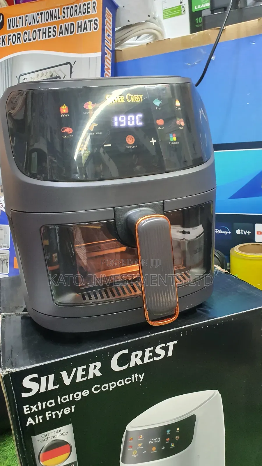 8 Litrs Silvercrest Airfryer With Display