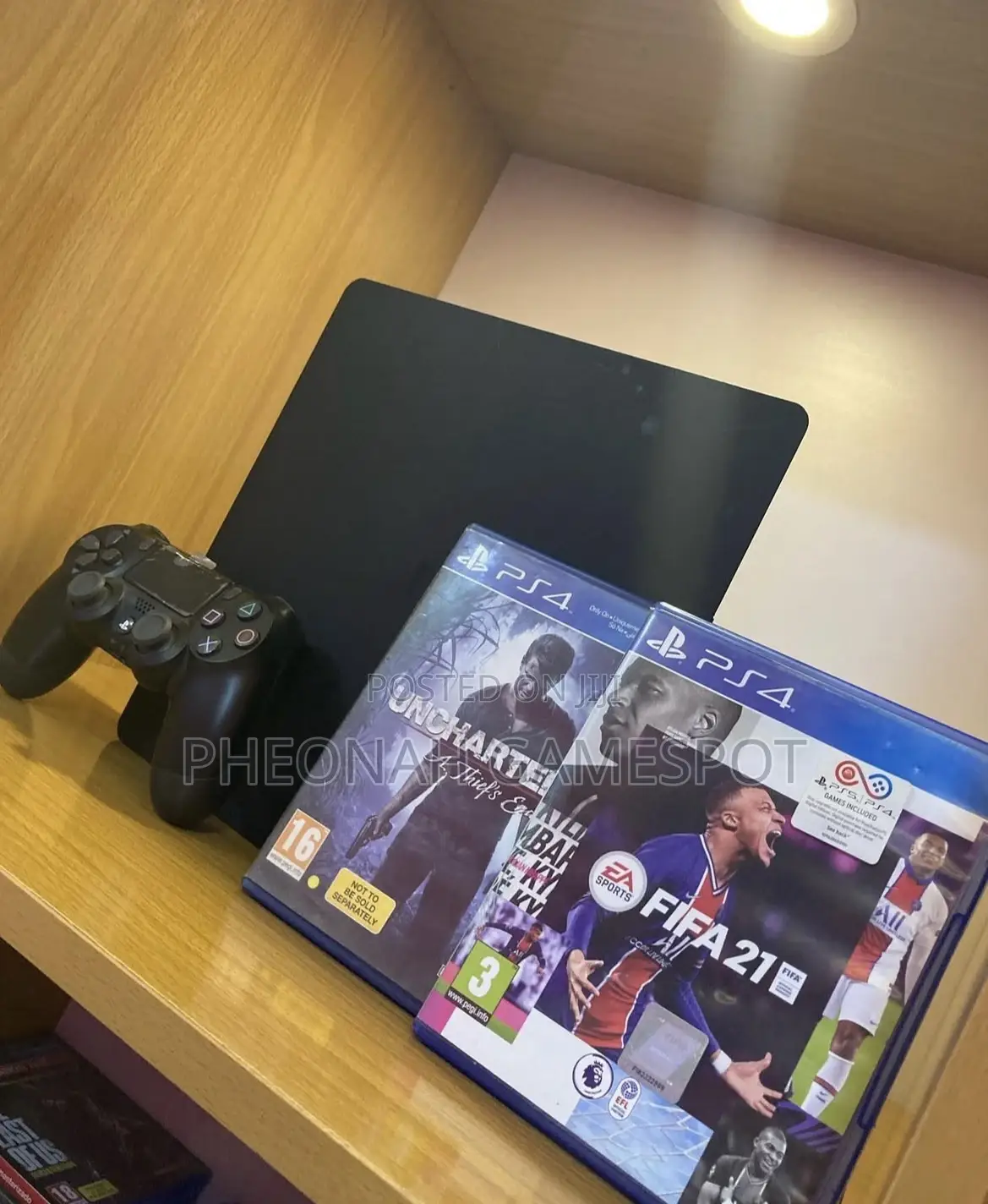 Ps4 With 2 Controllers and 20 Games, Smooth and Reliable System.