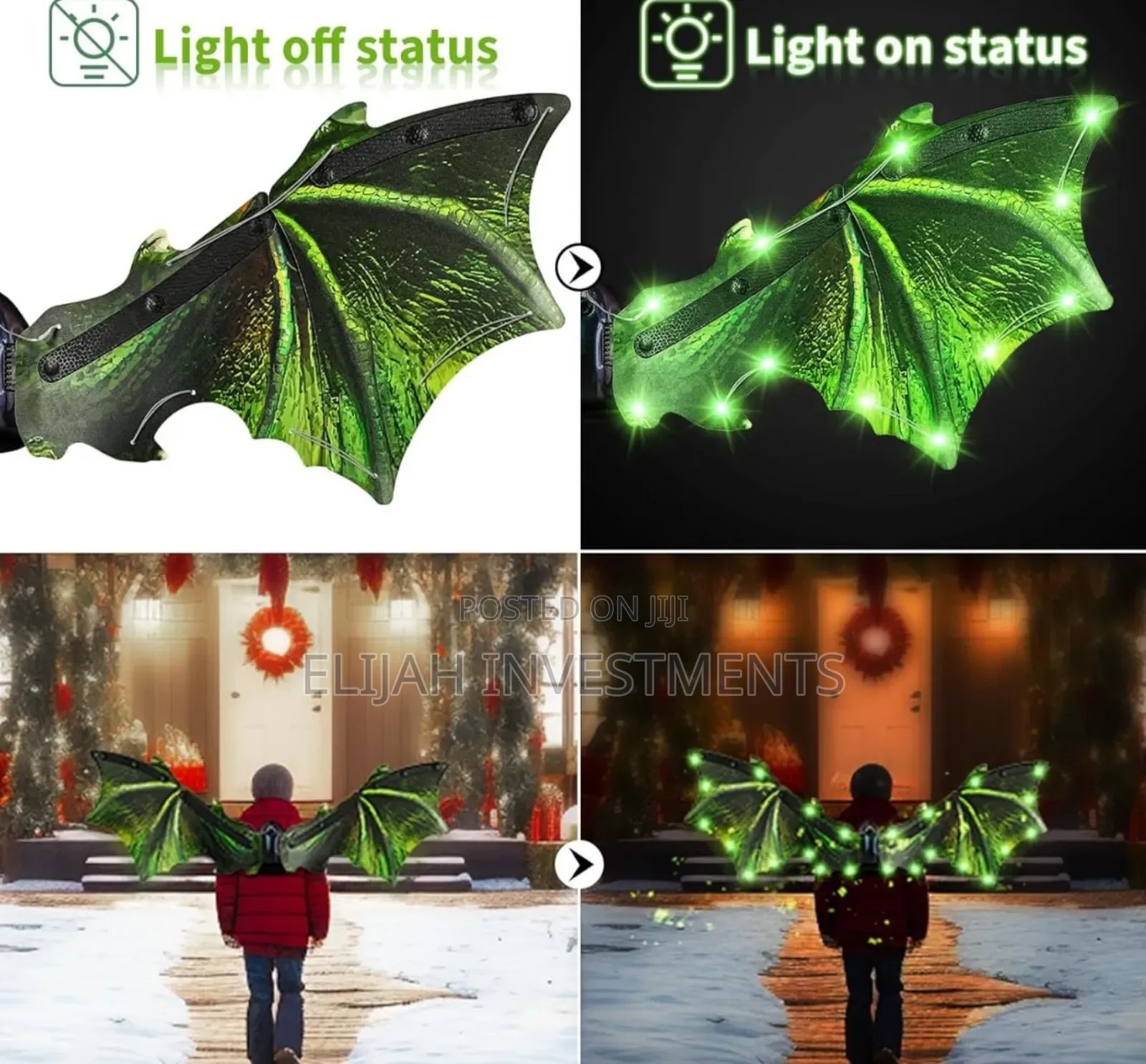 Toddler Electric Dragon Wings
