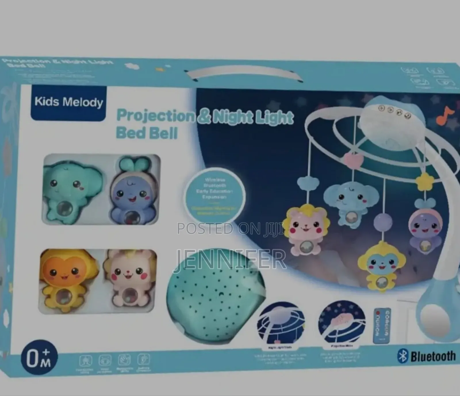 Kids Baby Bluetooth Projection Bedbell