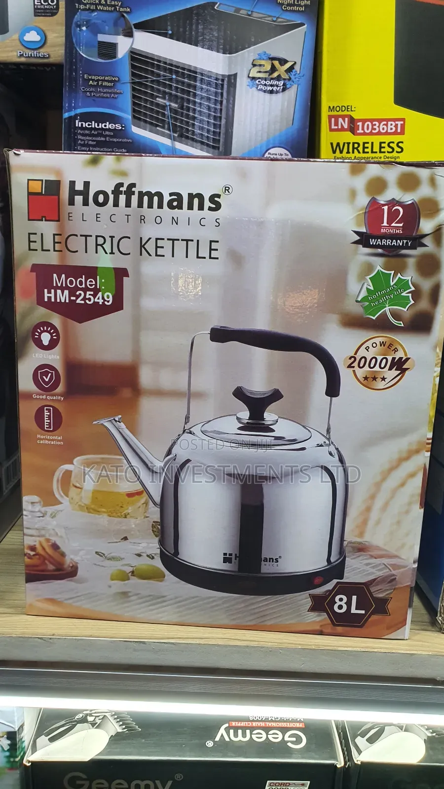 Hoffmans Electric Kettle 8l Hm 2549