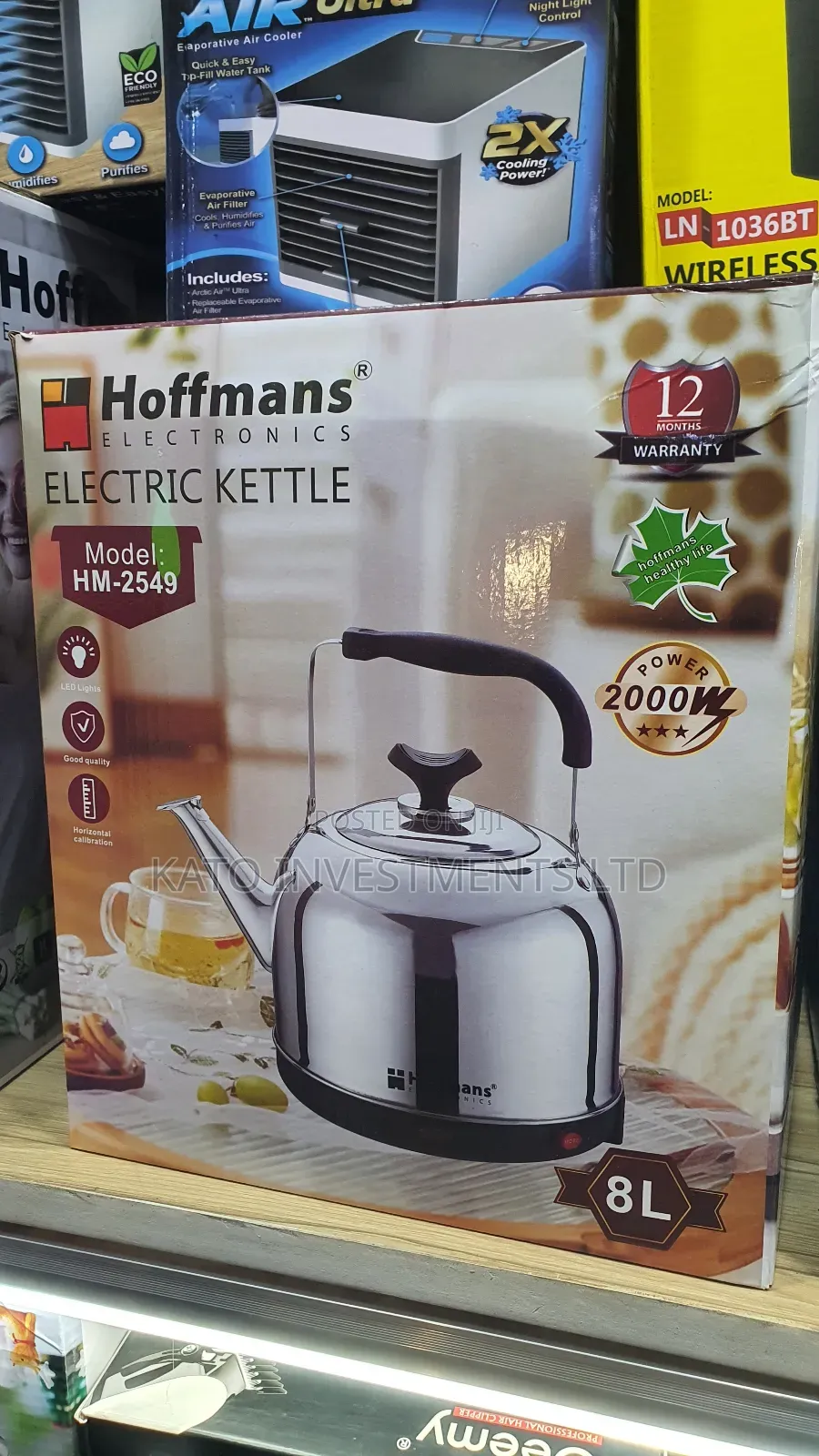 Hoffmans Electric Kettle 8l Hm 2549