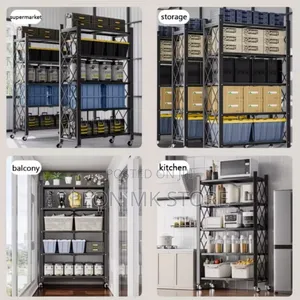 Folding Storage Shelf Rack