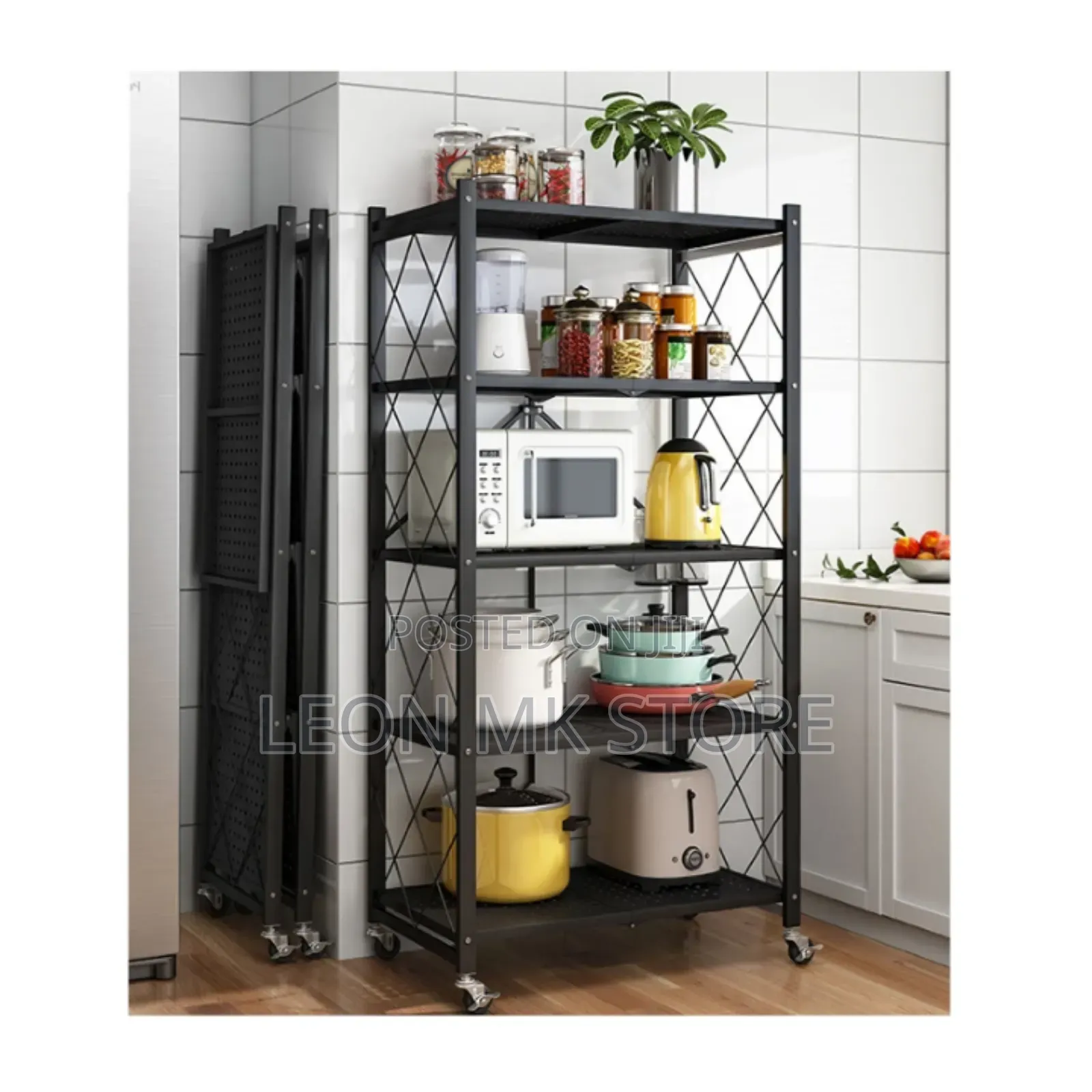 Folding Kitchen Shelf 5layers