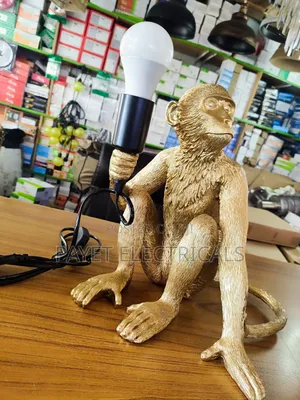 Monkey Design Bedside Lamp Holder