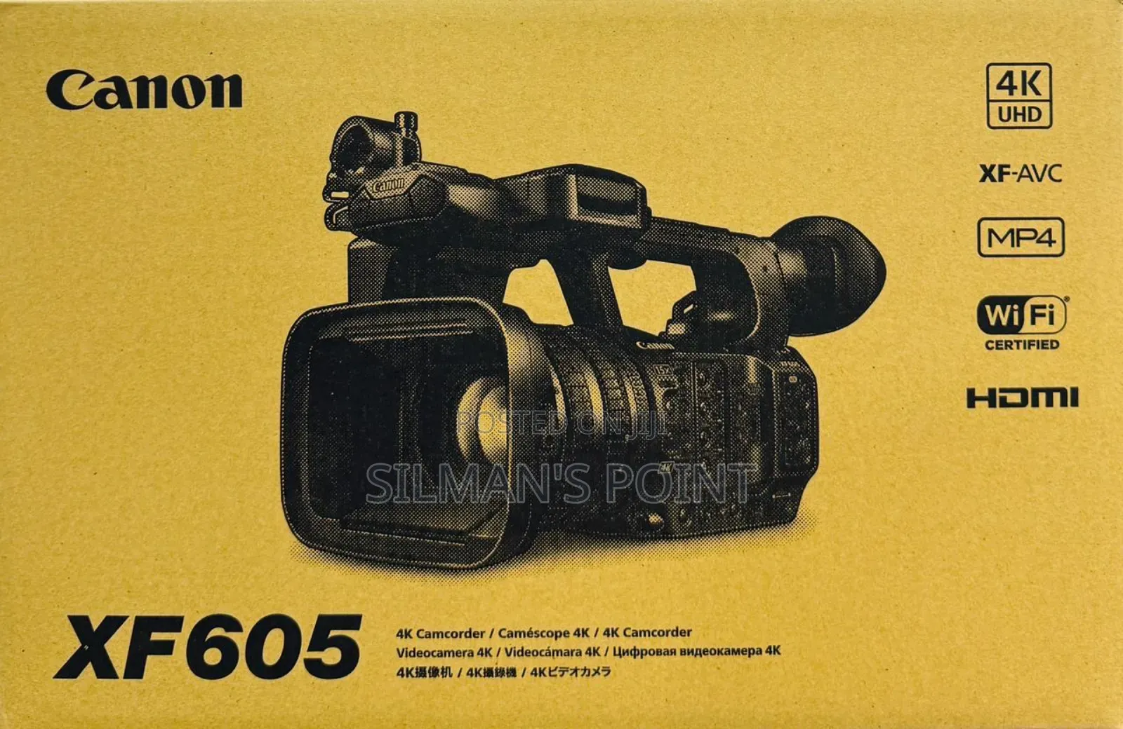 Canon Xf605 Uhd HDR Camcorder