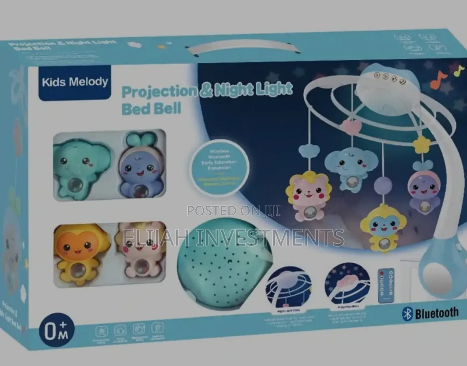Kids Baby Bluetooth Projection Bedbell