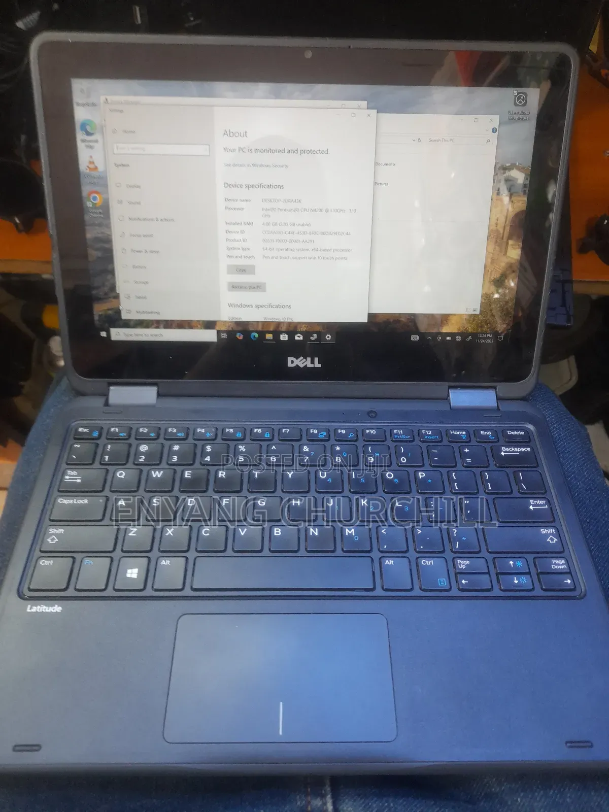 Laptop Dell Latitude 7390 4GB Intel Celeron SSD 128GB