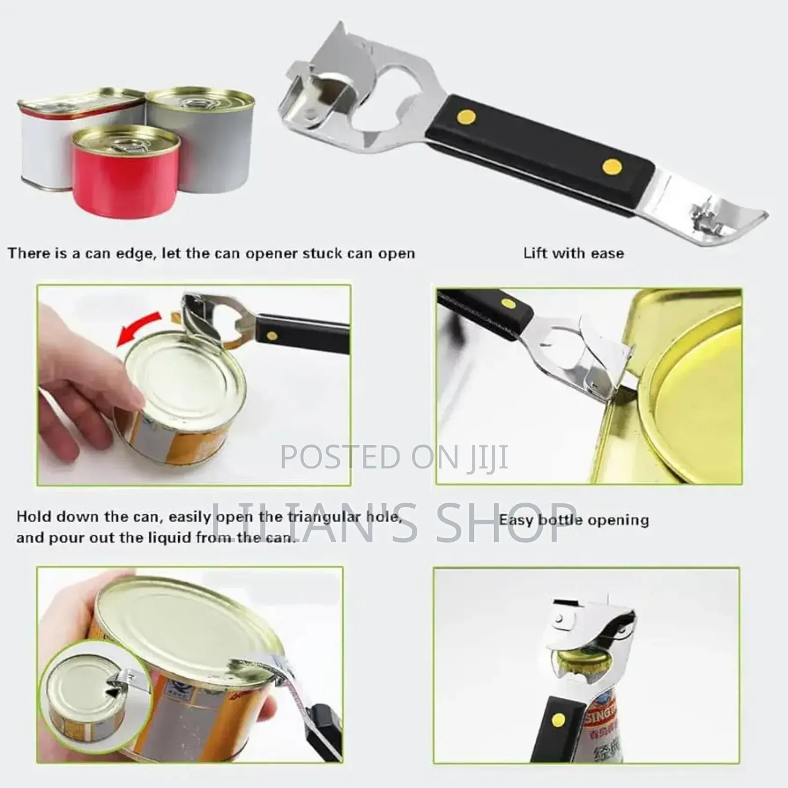 4in1 Manual Can Opener