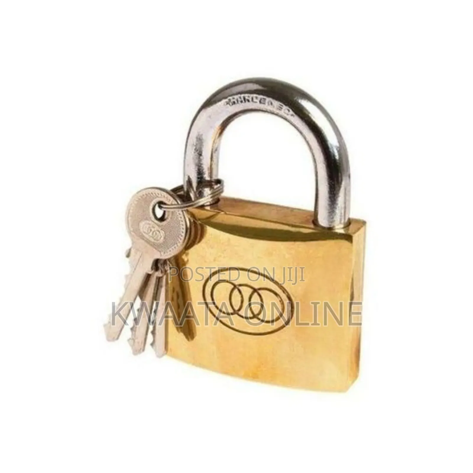 6 Piece Chart Multi Purpose Brass Padlock - 63mm