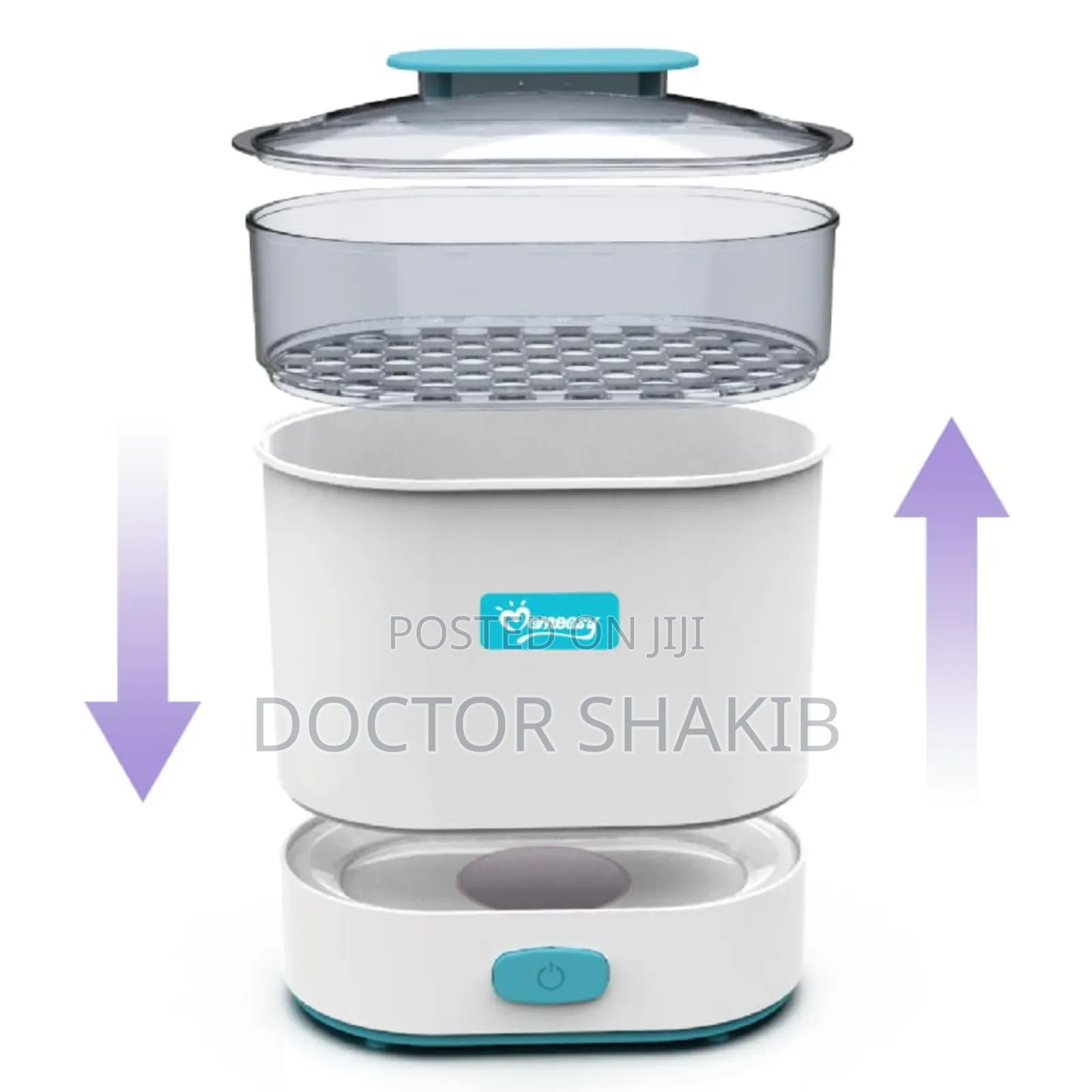 Momeasy Baby Electric Steam Steriliser White