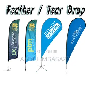 Tear Drop Feather Banners