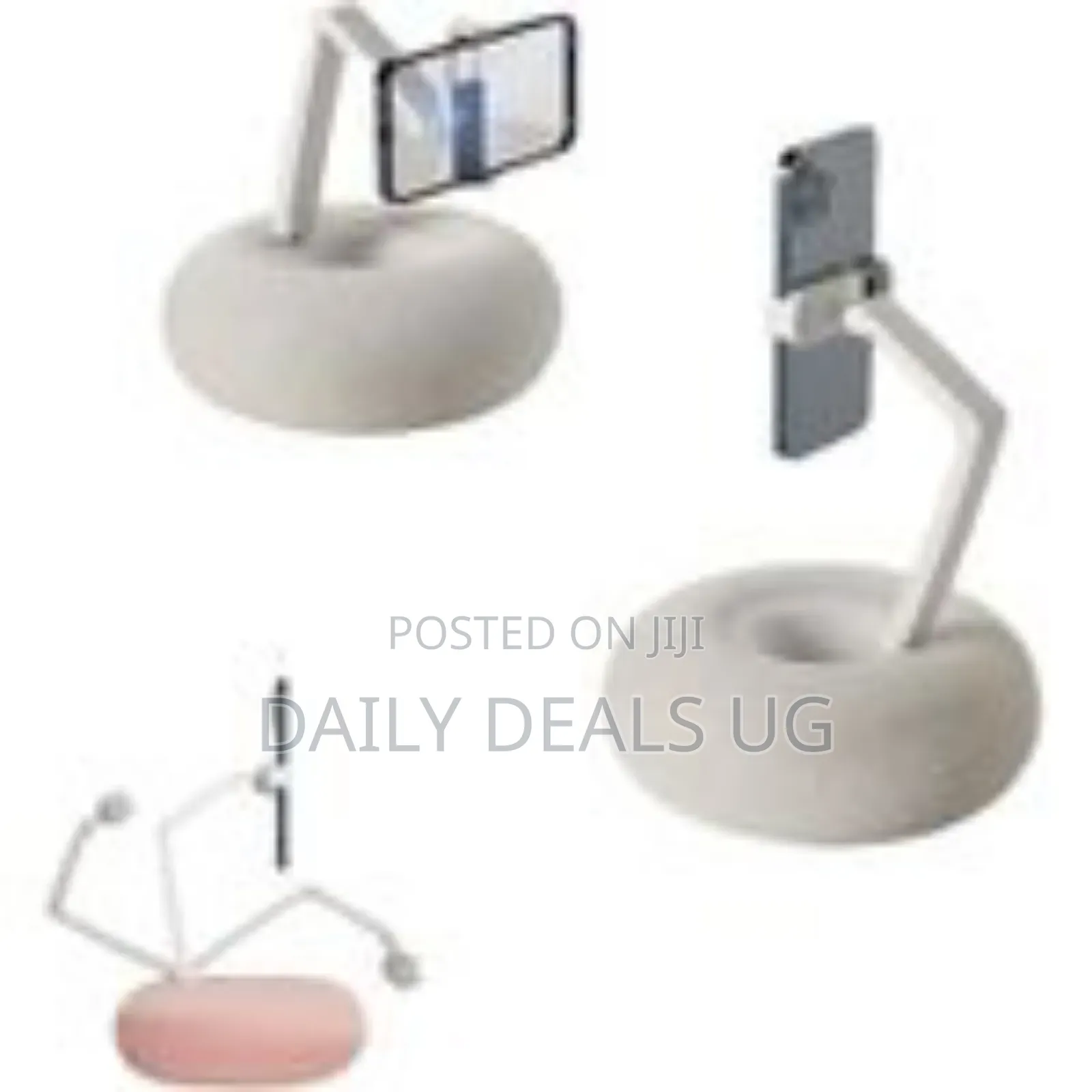 360° Highly Adjustable Kindle Holder With Snack Bowl, Pillow Stand