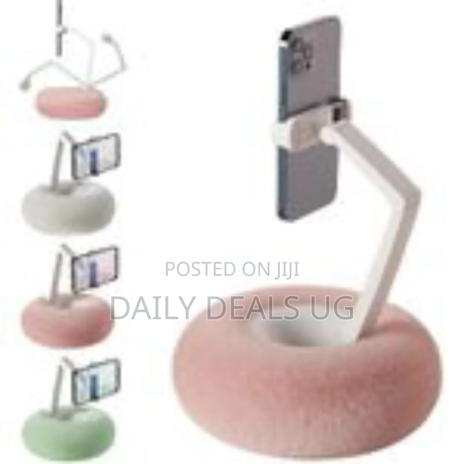 360° Highly Adjustable Kindle Holder With Snack Bowl, Pillow Stand