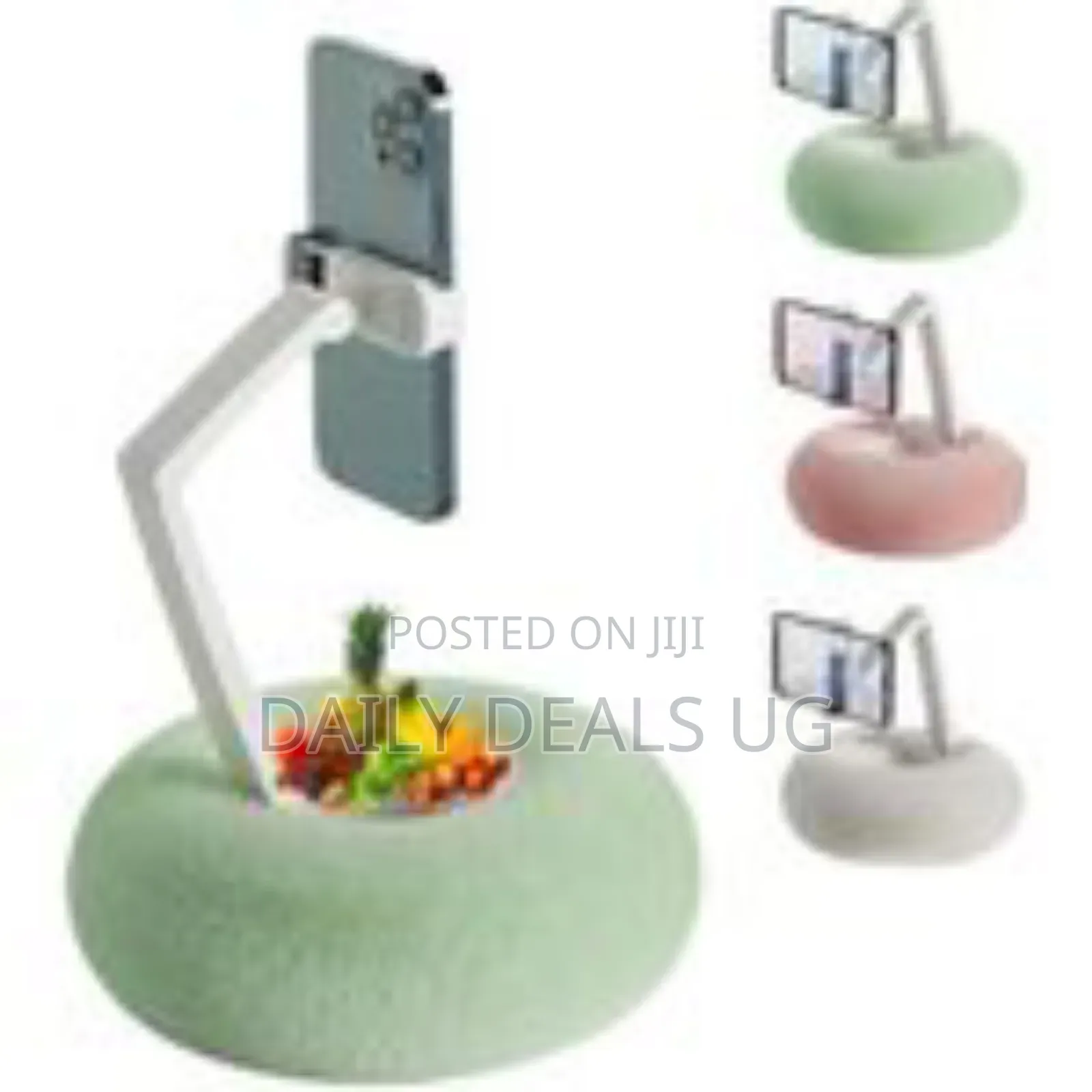 360° Highly Adjustable Kindle Holder With Snack Bowl, Pillow Stand