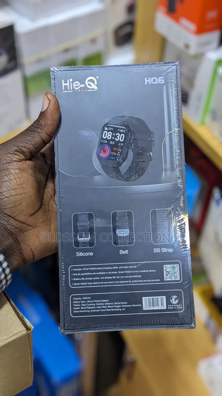 Hie-Q Japan Smart Watch Hq6 With 3 Straps