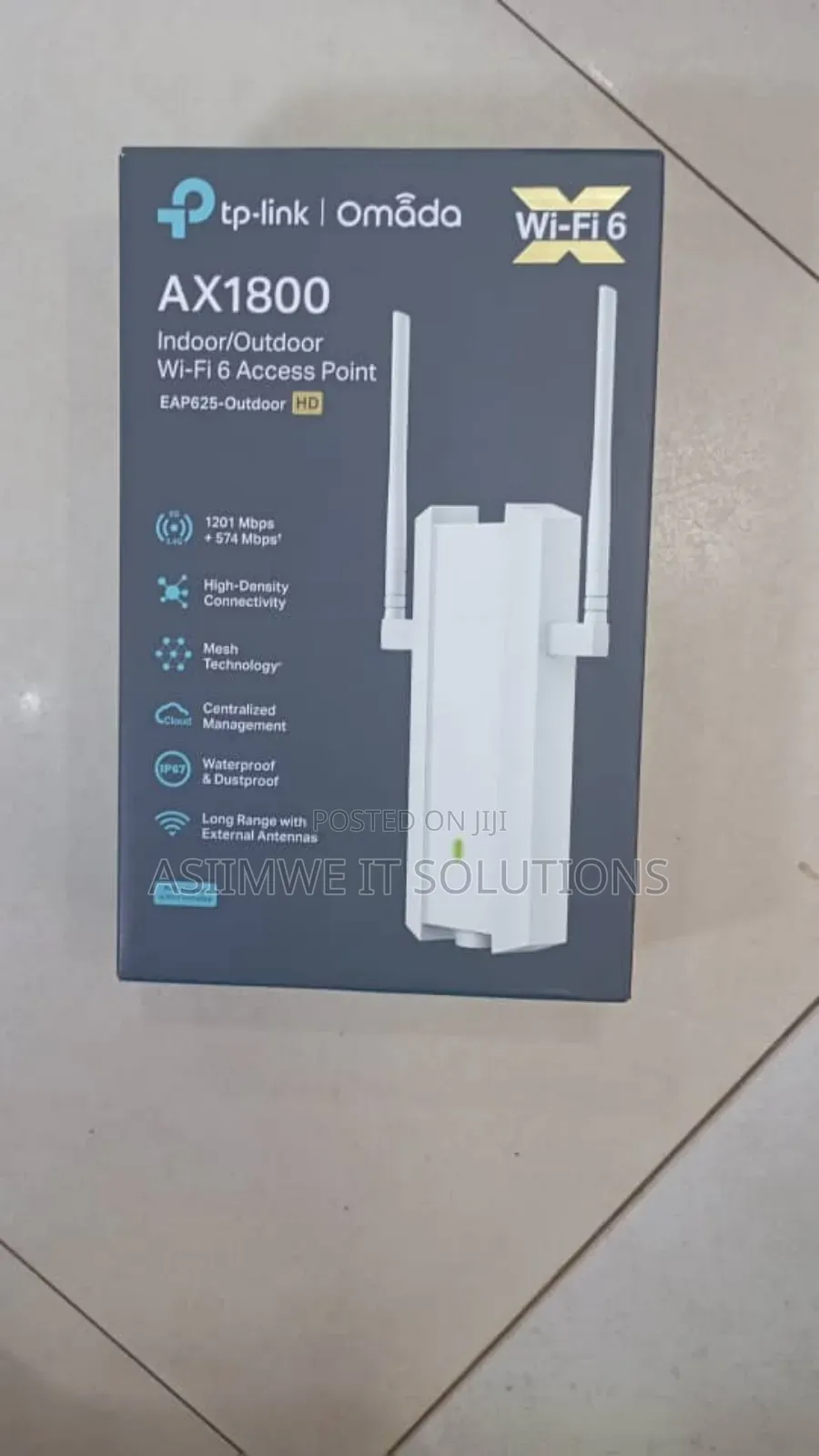 Tp-Link Omada Eap625- Hd Ax1800 Indoor/Outdoor Wi-Fi 6 Access Point
