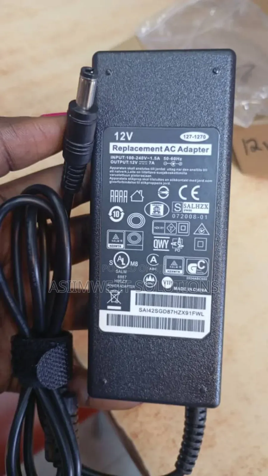 Replacement Power Adapter