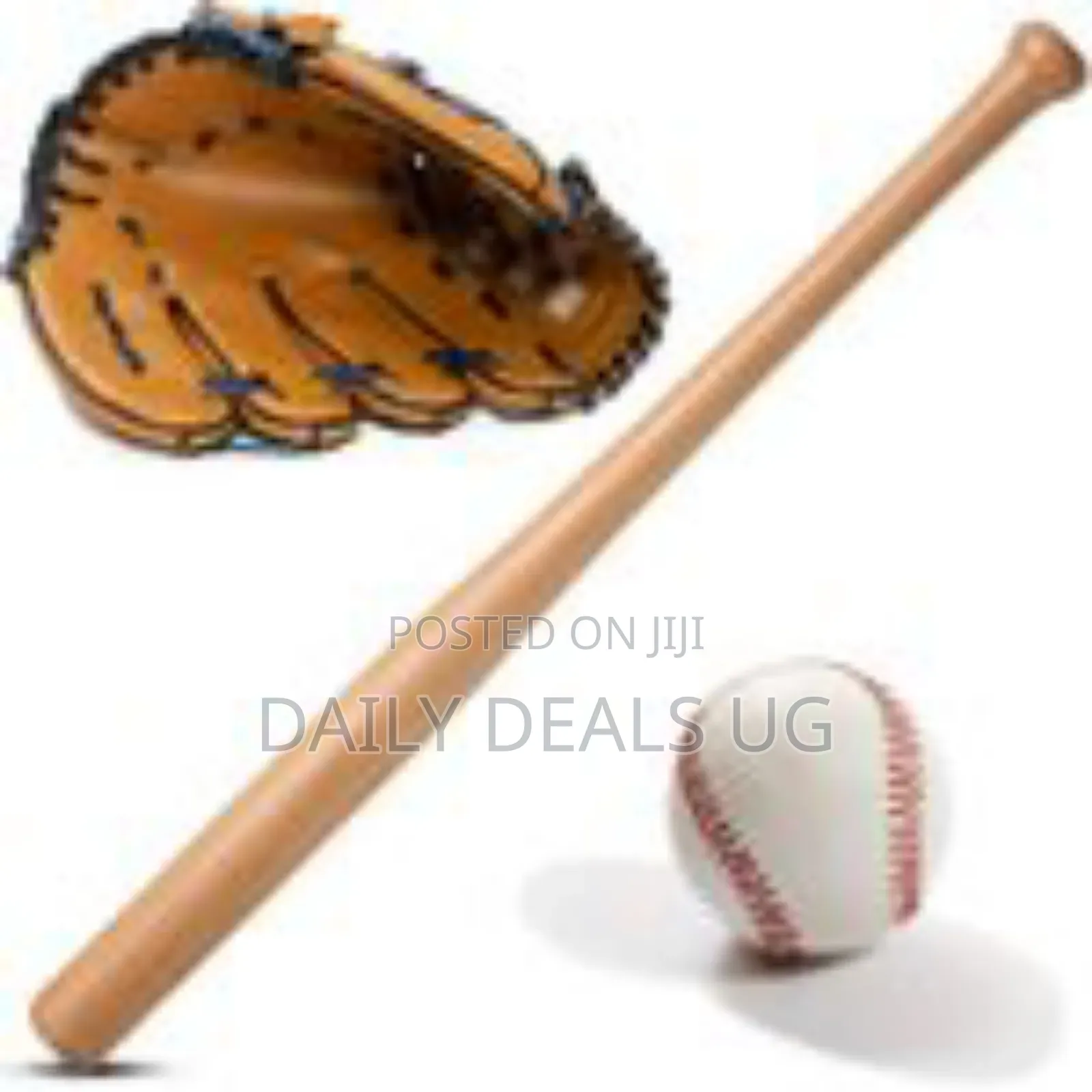 Wooden Baseball Bat With Glove and Ball Set – Classic 3-Piece Baseball