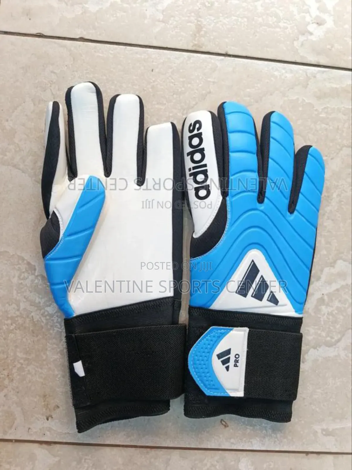 Blue Colour Adidas Goal Keepers Gloves Original