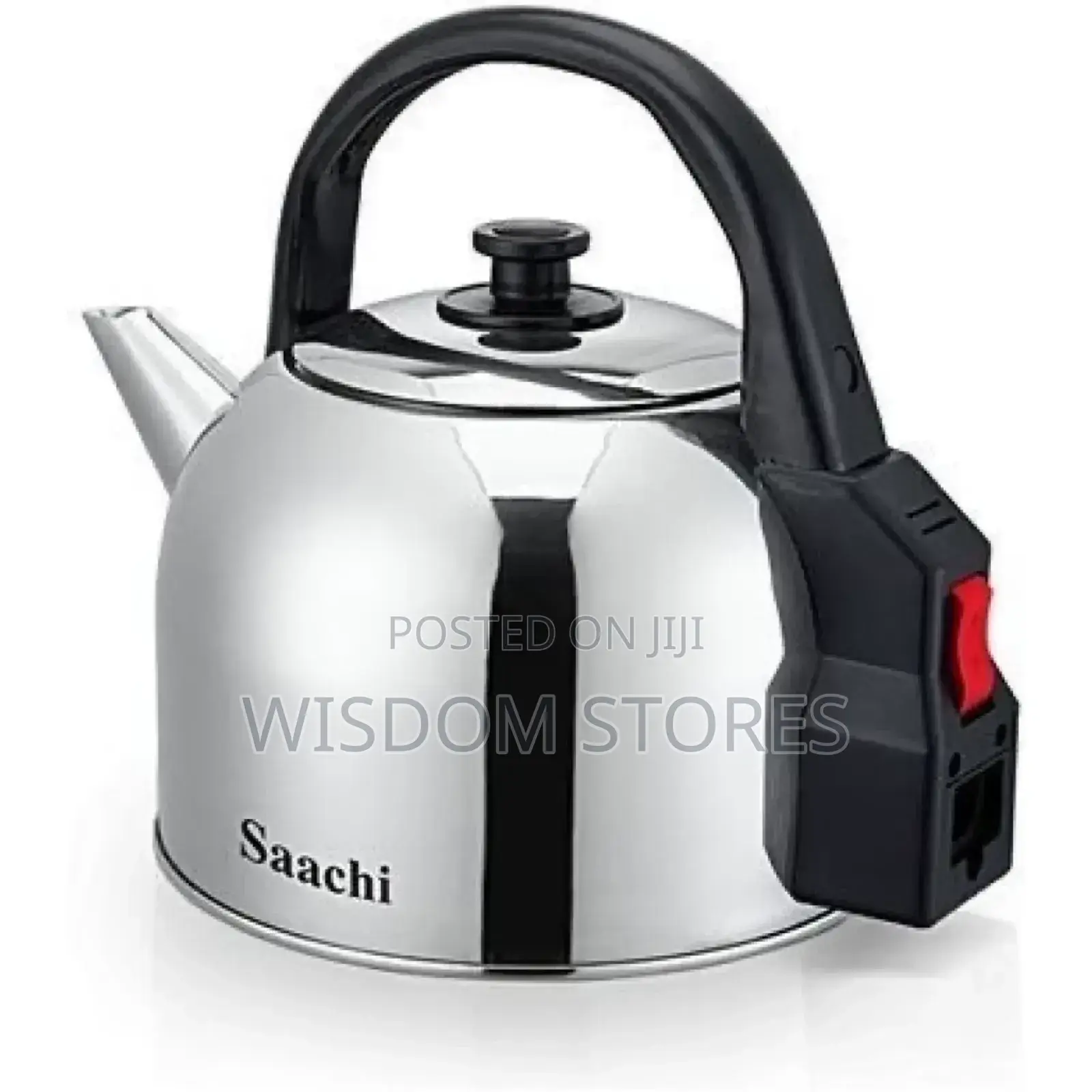 Saachi Cordless Stainless Steel Electric Kettle - Silver