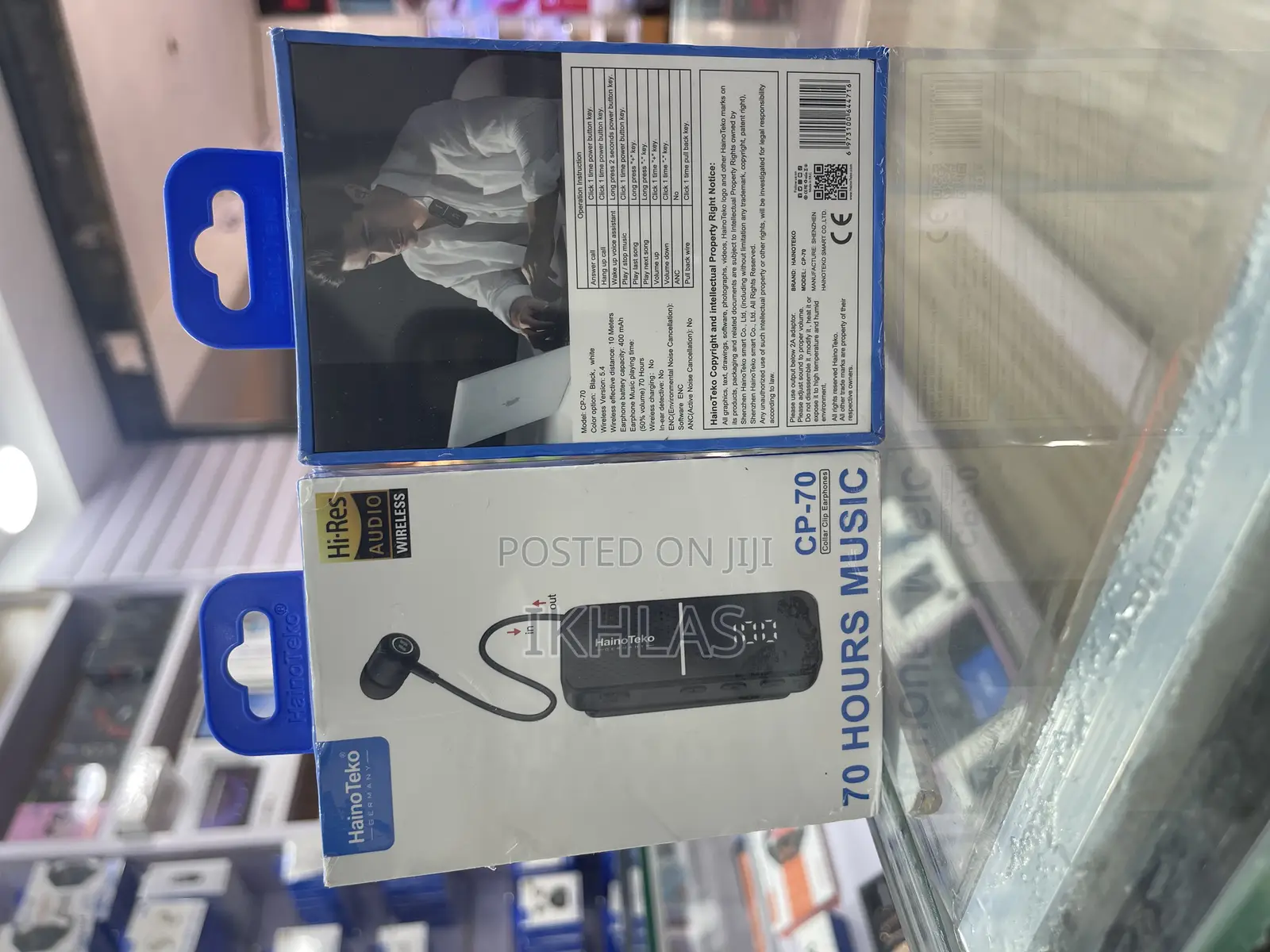 Hainoteko Cp-70 Collar Clip Earphones