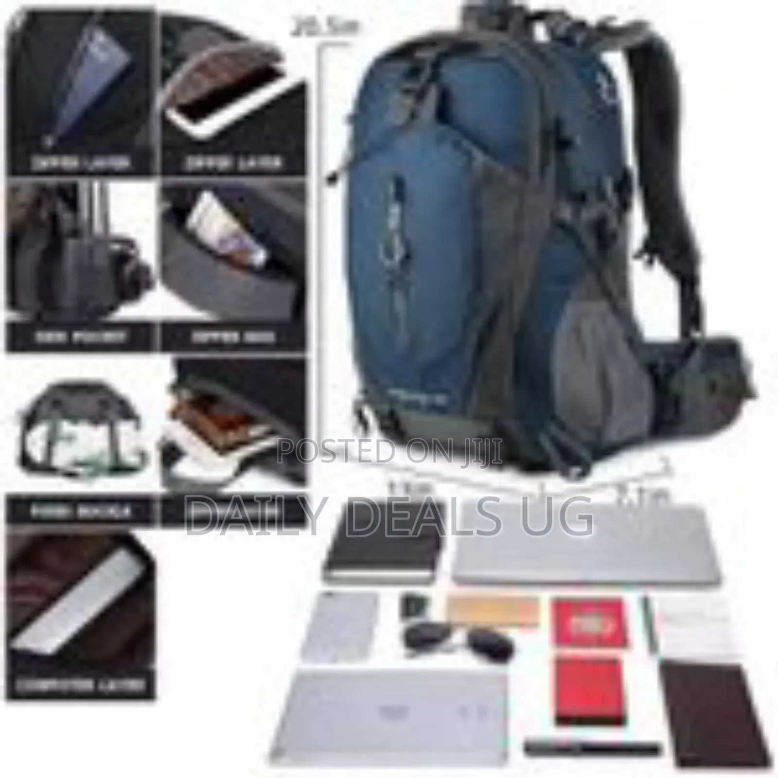 Hiking Backpack 40l Waterproof Hiking Daypack With Rain Cover, Outdoor