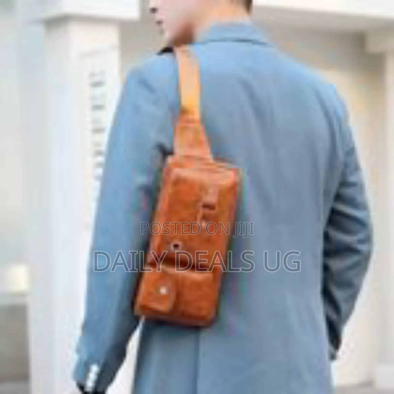 Leather Fanny Pack for Men and Women, Hip Waist Bag for Hiking Running