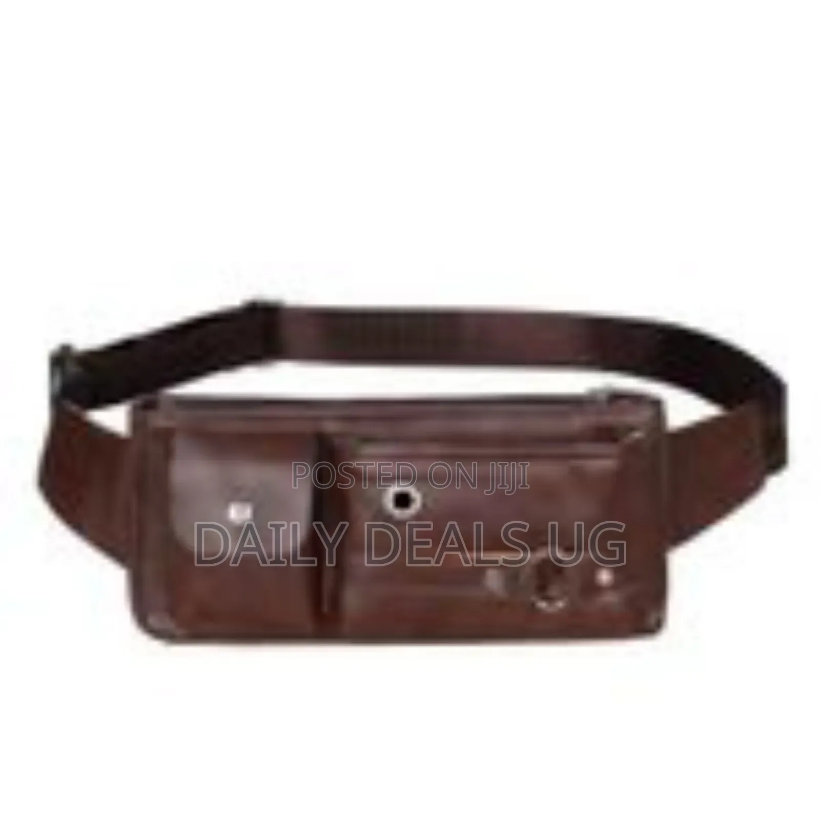 Leather Fanny Pack for Men and Women, Hip Waist Bag for Hiking Running