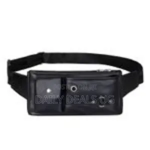 Leather Fanny Pack for Men and Women, Hip Waist Bag for Hiking Running