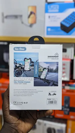 Go-Des 360 Shockproof Motorcycle and Bicycle Phone Holder Gd-Hd694