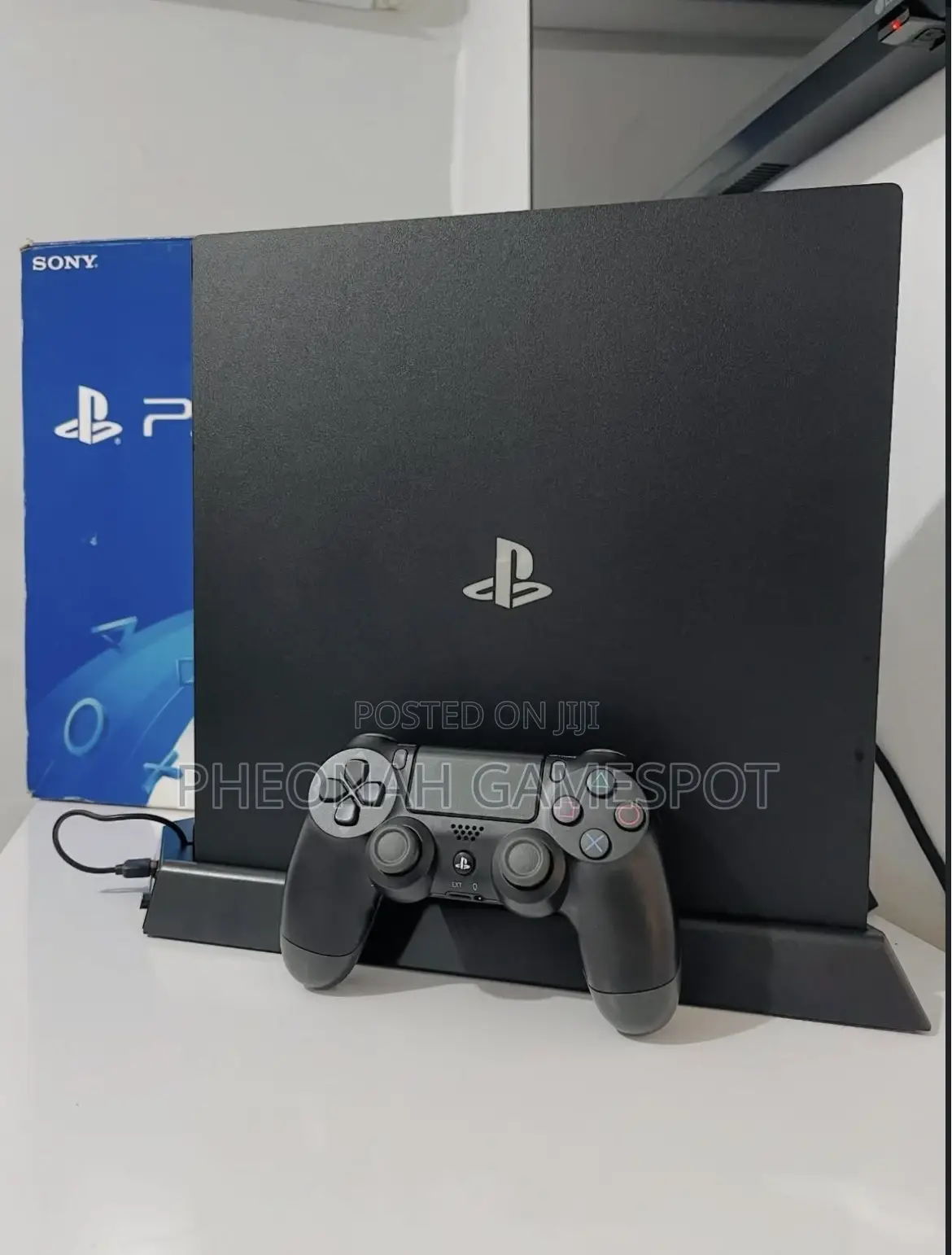 Ps4 With 2 Controllers and 19 Games, Plug-and-Play Gaming Set.