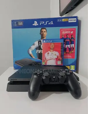 Ps4 With 2 Controllers and 16 Games, Ready for Full Enjoyment.