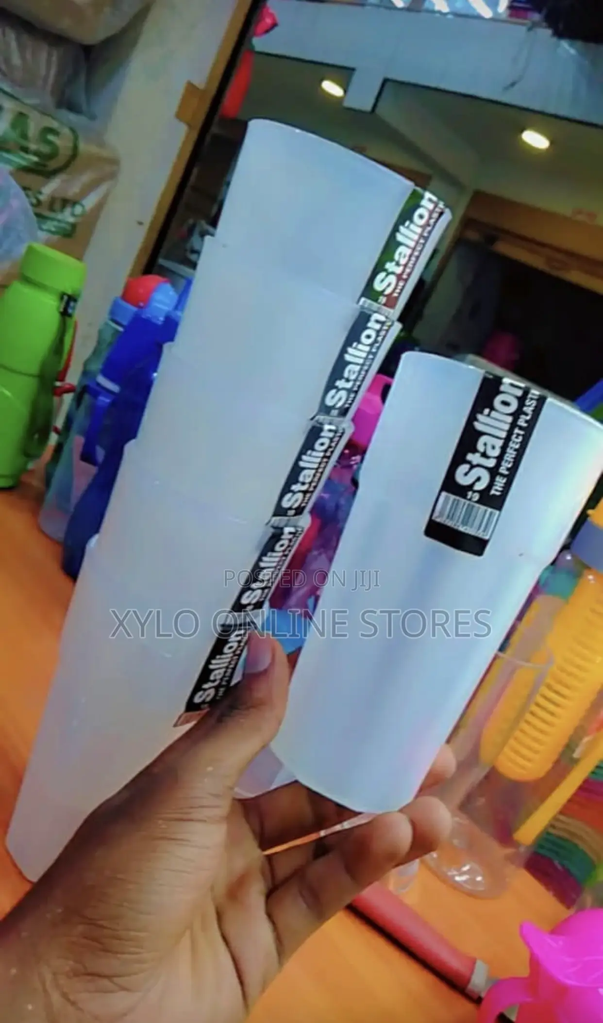 A Dozen of Stallione Plastic Cups/Glasses Tumblers