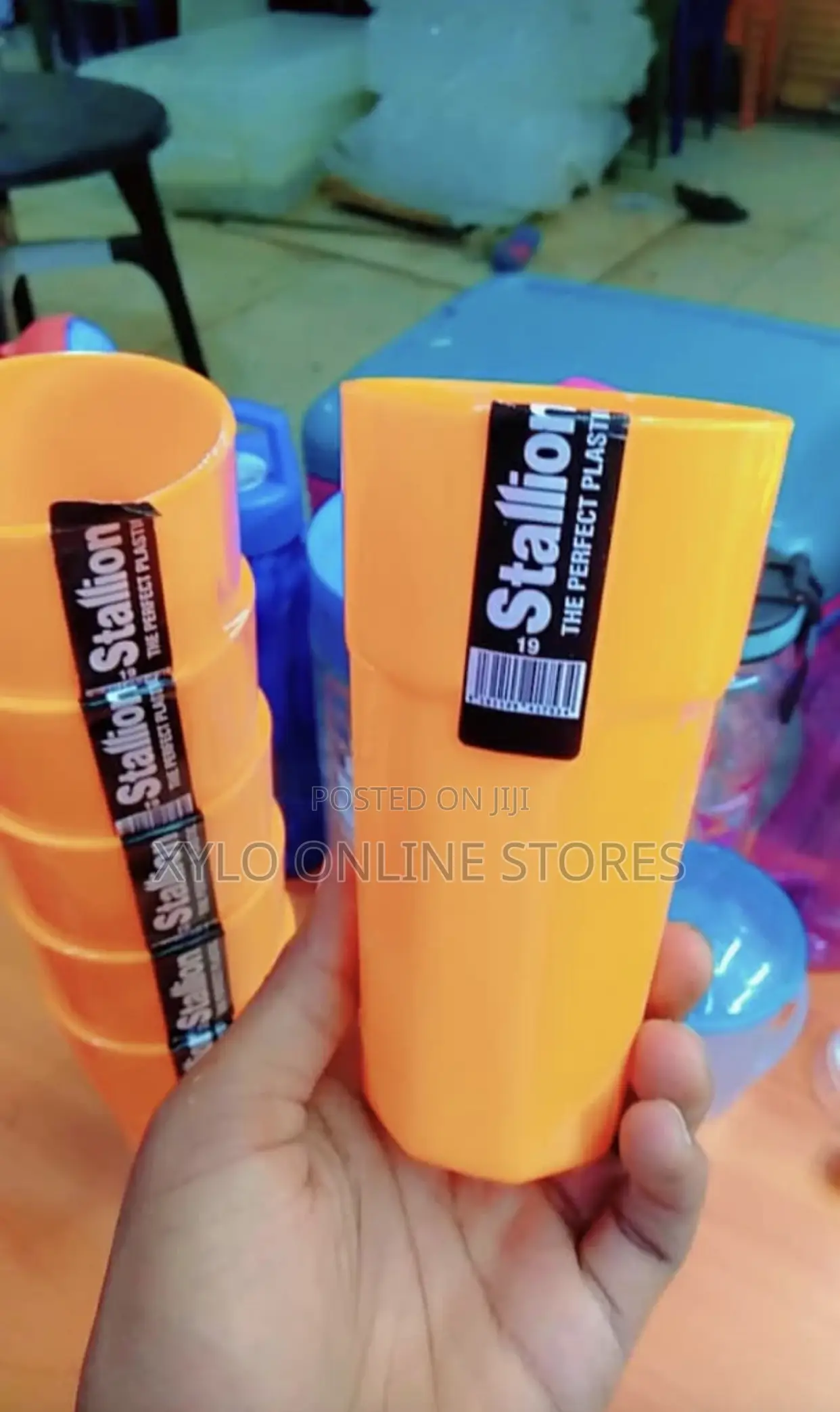 A Dozen of Stallione Plastic Cups/Glasses Tumblers