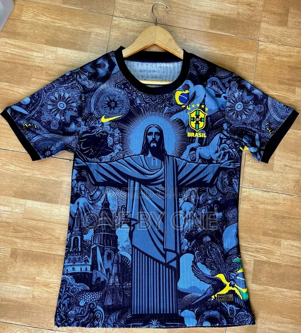 Brazil Jesus Jersey Iconic Christ the Redeemer Statue