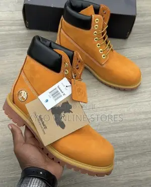 A Pair of Men’S Timberland Premium 6 Inch Water Proof